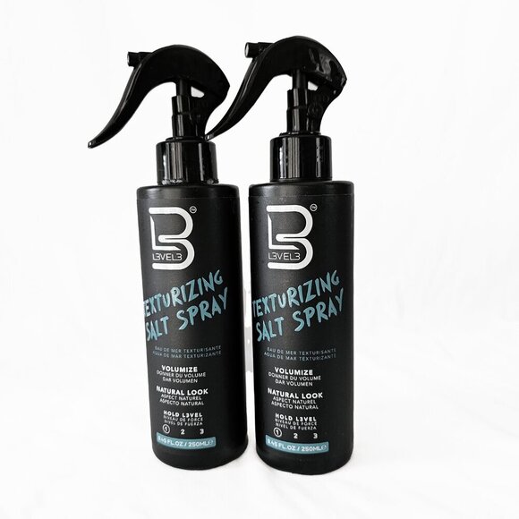 L3VEL3 Texturizing Salt Spray Hold Level 1 Bundle of 2 8.45 oz bottles - Picture 1 of 1